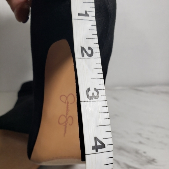 Jessica Simpson Lerona Pointed-Toe Supreme Micro suede Dress Booties Sz 8M - Picture 12 of 13